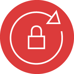 Icon für sichere Datenübertragung