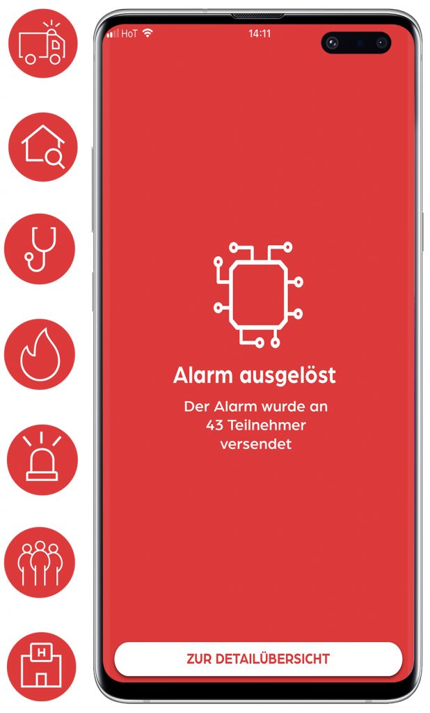 Im Schulsanitätsdienst per Alarm App schnell reagieren