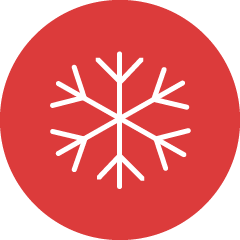 Icon mit Schneeflocke - Winterdienst.