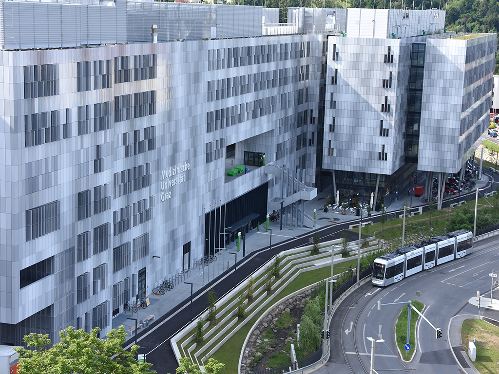 Gebäude der Med Uni Graz