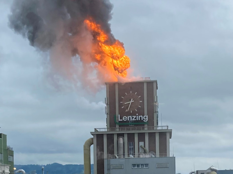 Fire at the Lenzing AG site & safeREACH successfully used