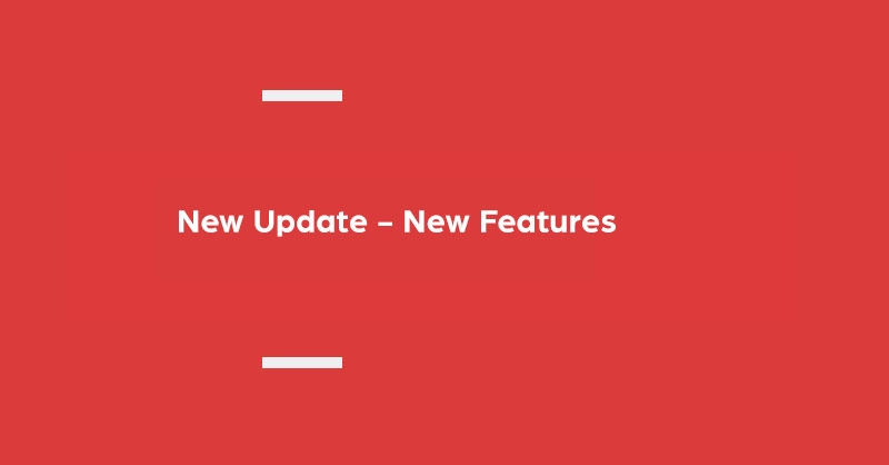 New update and features