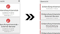 Kacheln in der Navigationsleiste anpassen, um den Überblick zu behalten