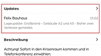 Detailseite final 482x1024 Updates und Gruppenmitteilungen werden übersichtlich dargestellt