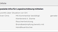 Kommentar checkliste cockpit Kommentare im safeREACH Cockpit