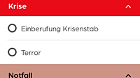 Szenariokategorien final Kategorien in der App