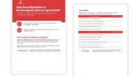 Interrupter checkliste stiller alarm beratungssituationen